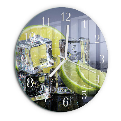 Reloj de pared redondo Frutas cítricas