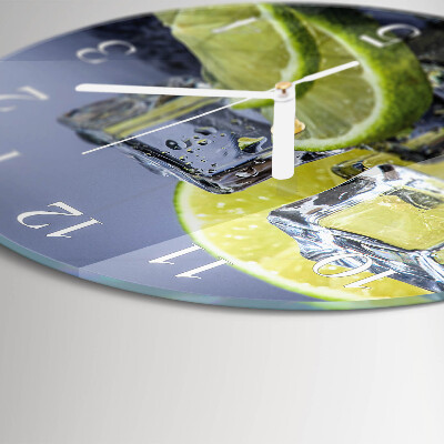 Reloj de pared redondo Frutas cítricas