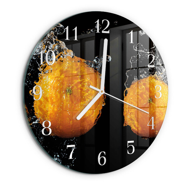 Reloj de pared redondo Naranjas