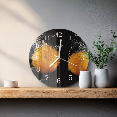 Reloj de pared redondo Naranjas