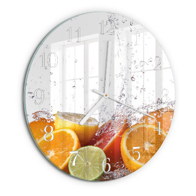 Reloj de pared redondo Naranjas