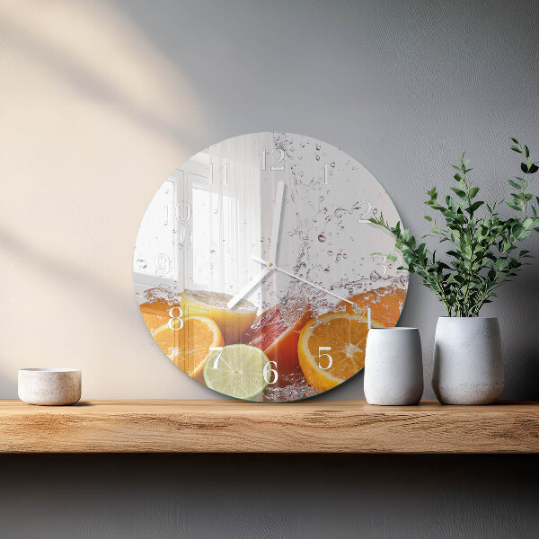 Reloj de pared redondo Naranjas