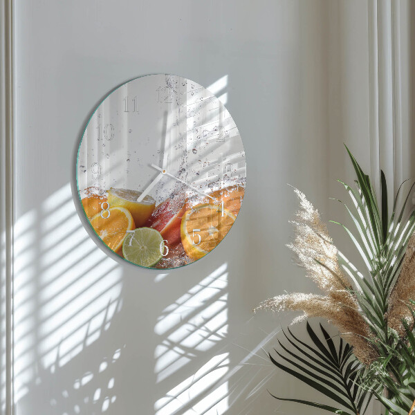 Reloj de pared redondo Naranjas