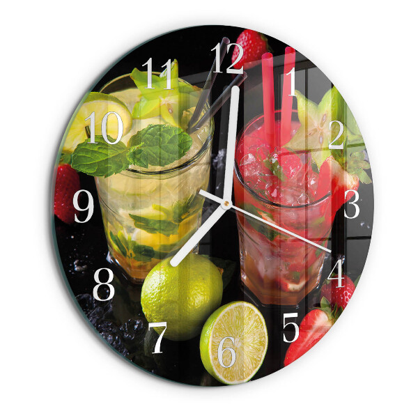 Reloj de pared redondo Cóctel