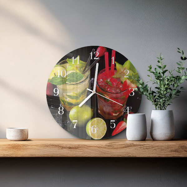 Reloj de pared redondo Cóctel
