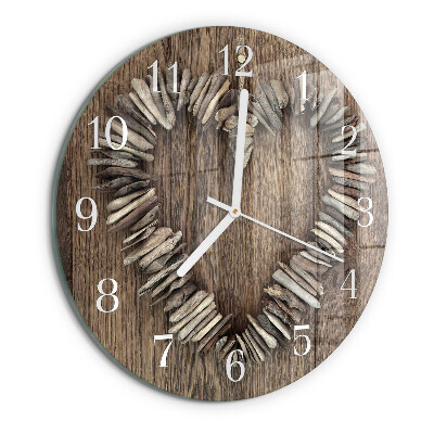 Reloj de pared redondo Corazón