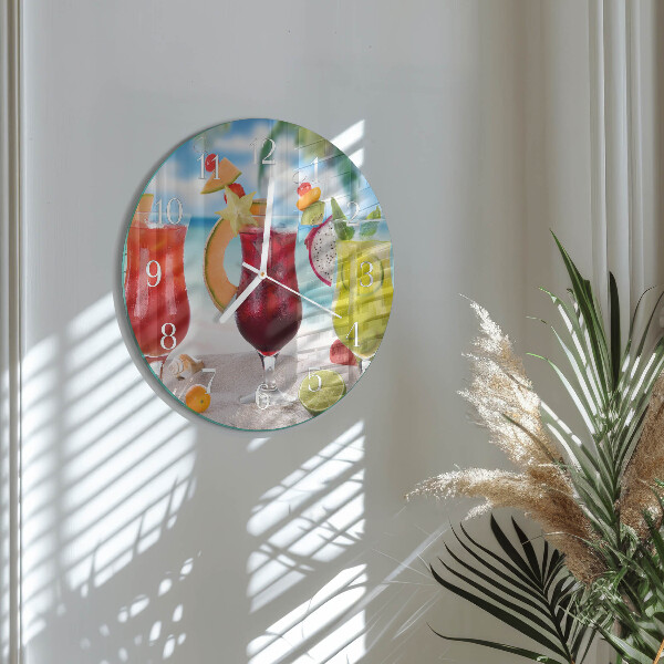 Reloj de pared redondo Cóctel