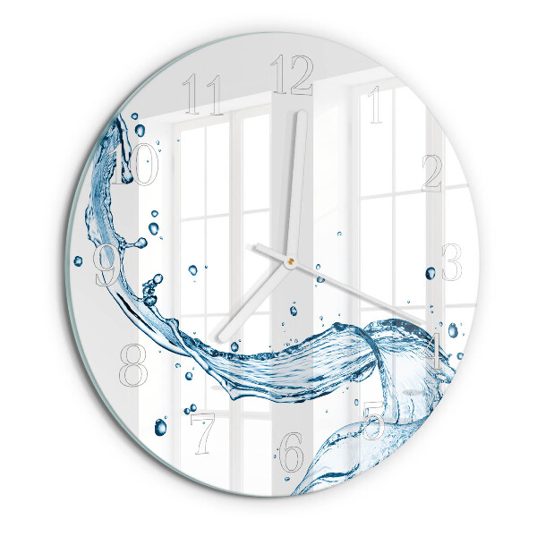 Reloj de pared redondo Agua