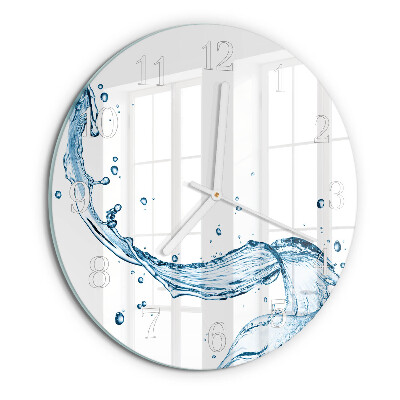 Reloj de pared redondo Agua