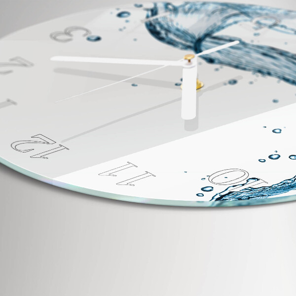 Reloj de pared redondo Agua