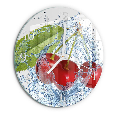 Reloj de pared redondo Guindas