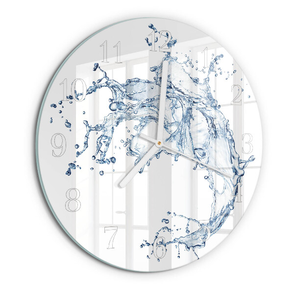 Reloj de pared redondo Agua