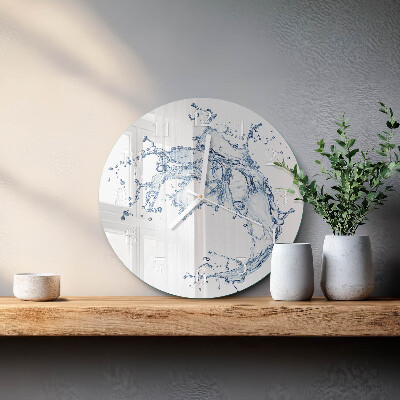 Reloj de pared redondo Agua