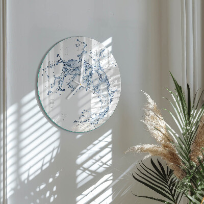 Reloj de pared redondo Agua