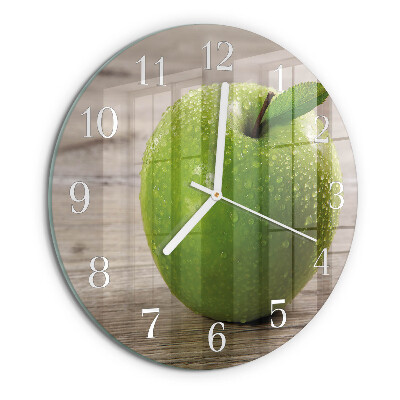 Reloj de pared redondo Manzanas