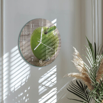 Reloj de pared redondo Manzanas