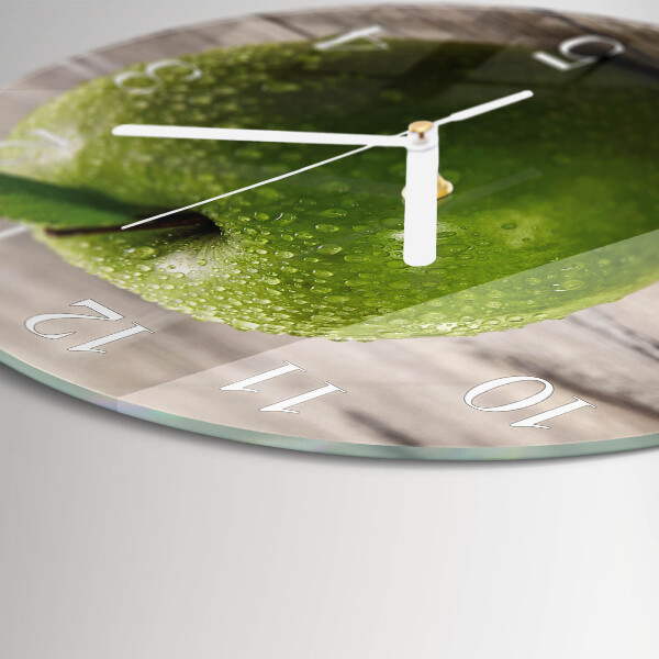 Reloj de pared redondo Manzanas
