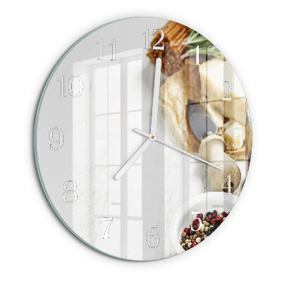 Reloj de pared redondo Pastas