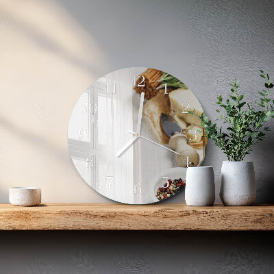 Reloj de pared redondo Pastas