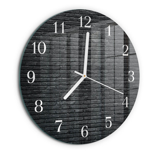 Reloj de pared redondo Escoria de huella