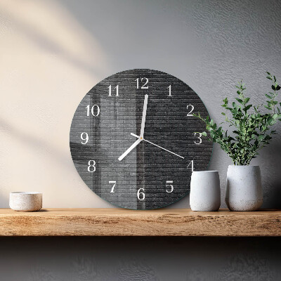 Reloj de pared redondo Escoria de huella