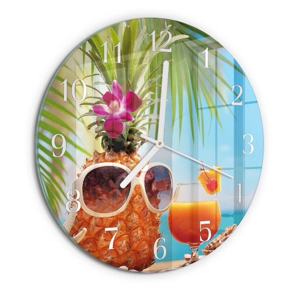 Reloj de pared redondo Vacaciones