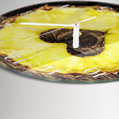 Reloj de pared redondo Piña
