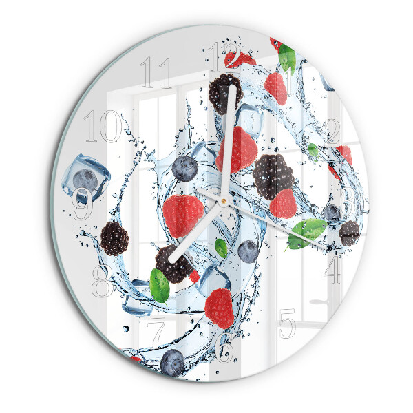 Reloj de pared redondo Helado de frutas