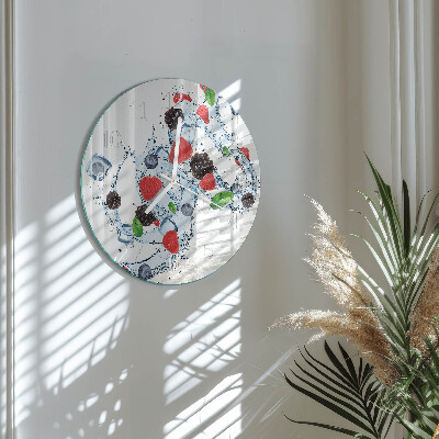 Reloj de pared redondo Helado de frutas