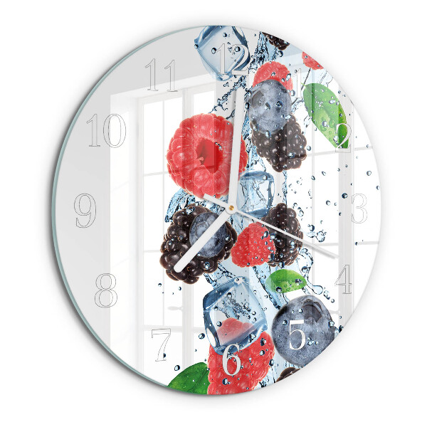 Reloj de pared redondo Helado de frutas