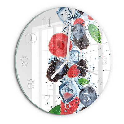 Reloj de pared redondo Helado de frutas