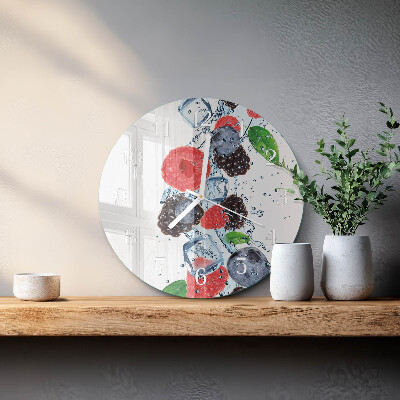 Reloj de pared redondo Helado de frutas