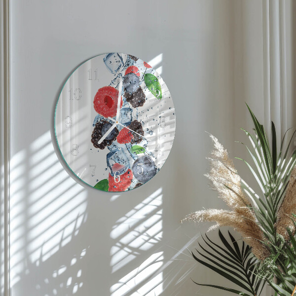 Reloj de pared redondo Helado de frutas