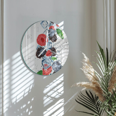 Reloj de pared redondo Helado de frutas