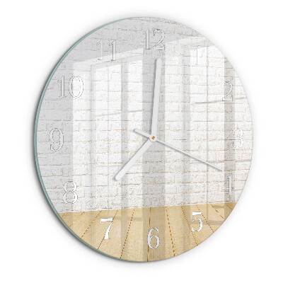 Reloj de pared redondo Ladrillo