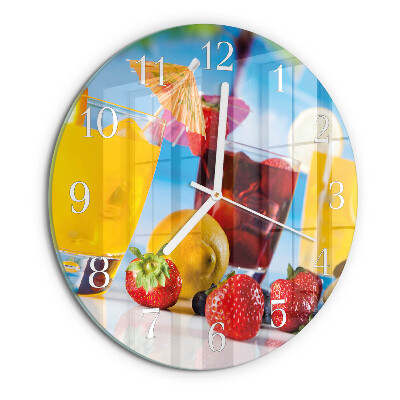 Reloj de pared redondo Cóctel