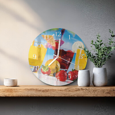Reloj de pared redondo Cóctel
