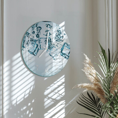 Reloj de pared redondo Hielo