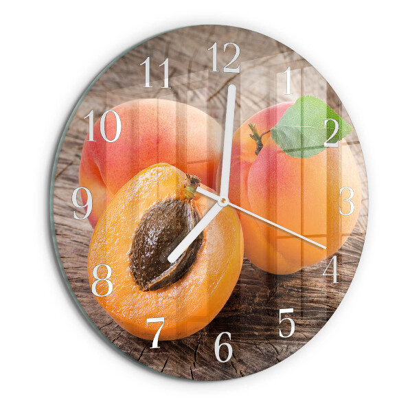 Reloj de pared redondo Albaricoques