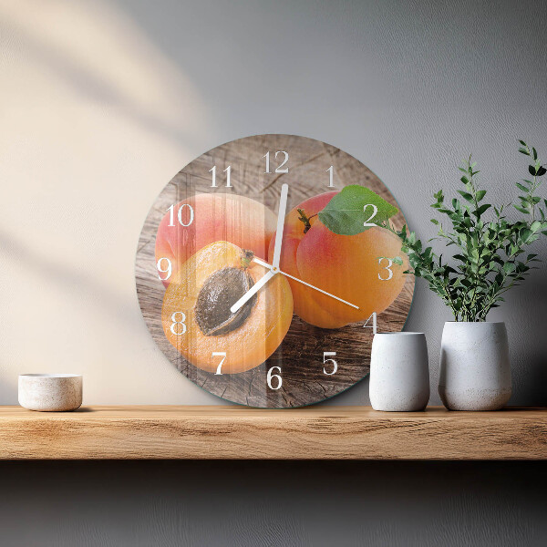 Reloj de pared redondo Albaricoques