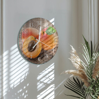 Reloj de pared redondo Albaricoques