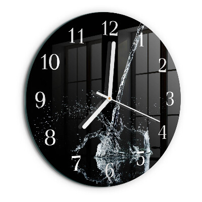 Reloj de pared redondo Agua