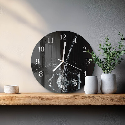Reloj de pared redondo Agua