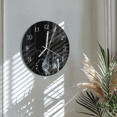 Reloj de pared redondo Agua