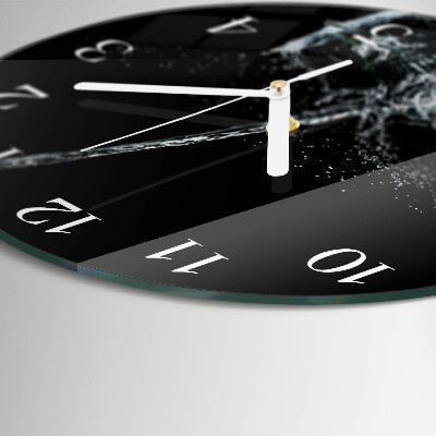Reloj de pared redondo Agua