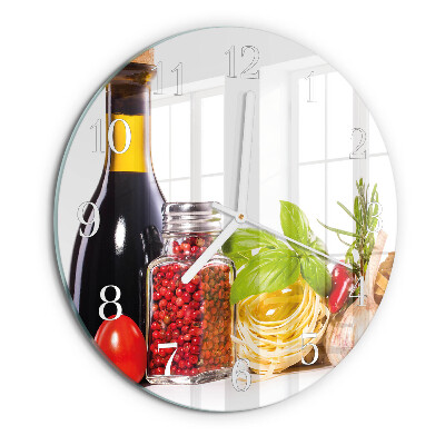 Reloj de pared redondo Pastas