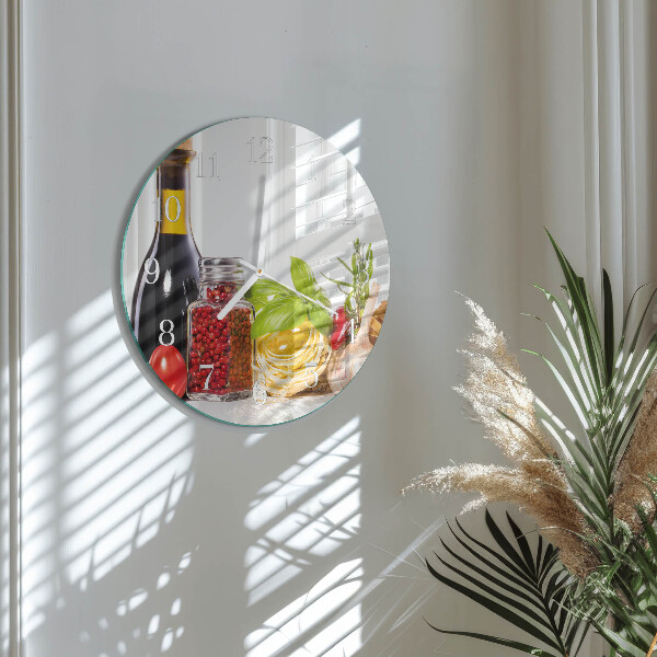 Reloj de pared redondo Pastas
