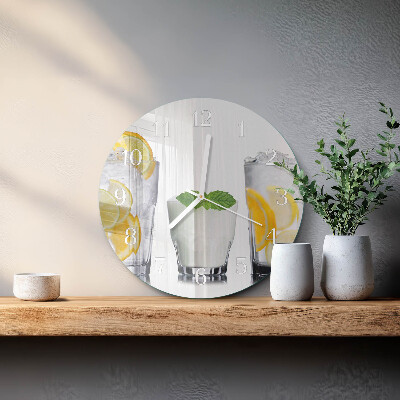 Reloj de pared redondo Cítrico