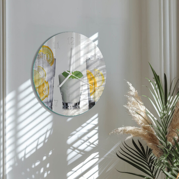 Reloj de pared redondo Cítrico