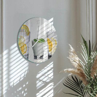 Reloj de pared redondo Cítrico